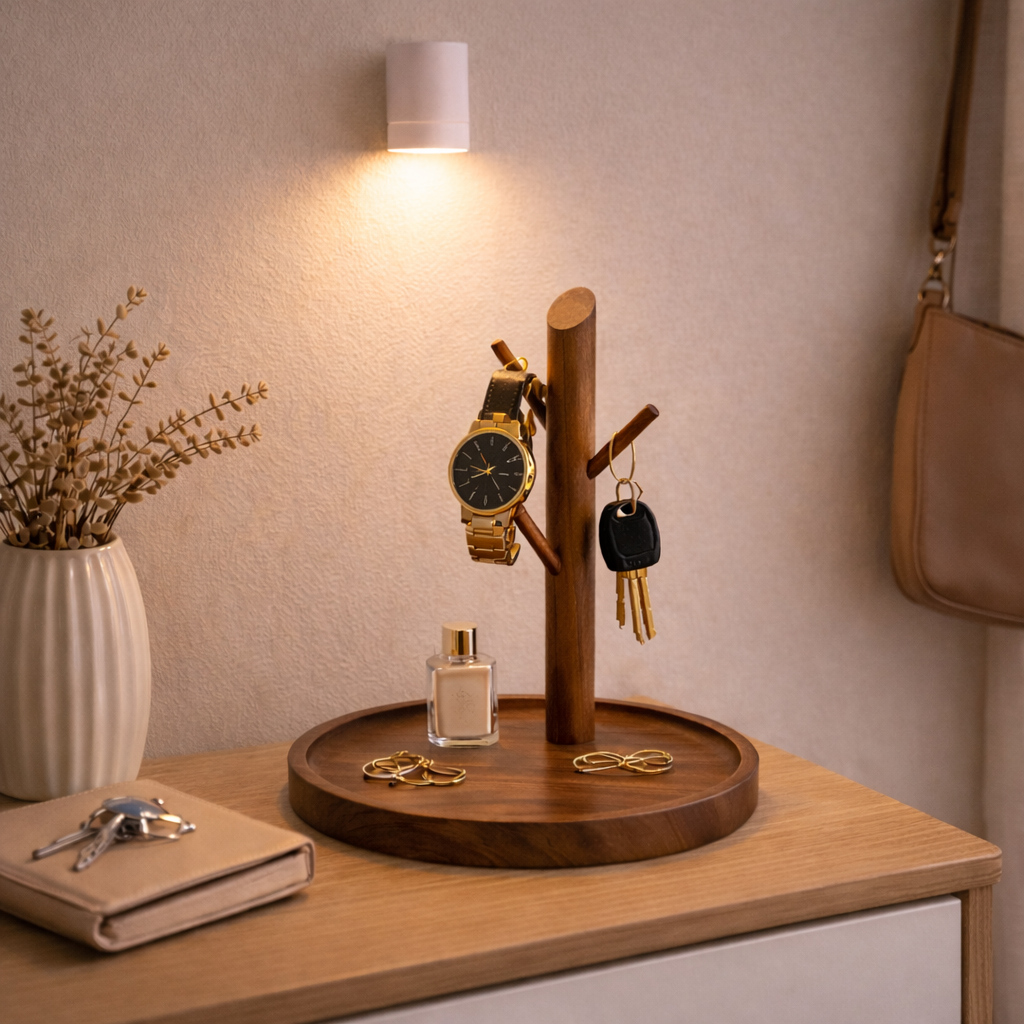 Entryway storage rack