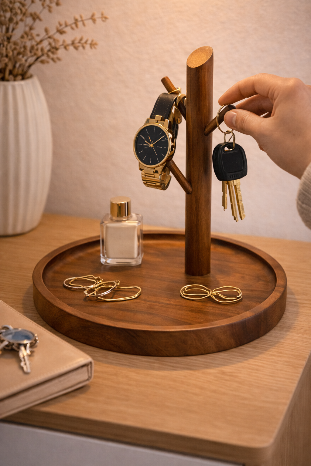 Entryway storage rack
